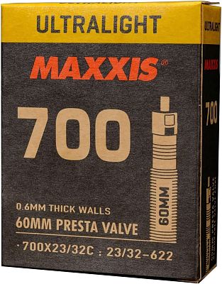 Превью  Камера велосипедная MAXXIS Ultralight 28"x23/32С Presta 60 мм